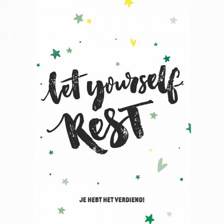 Pensioen Let yourself rest