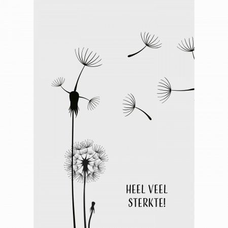 Kaart Condoleance Dandelion