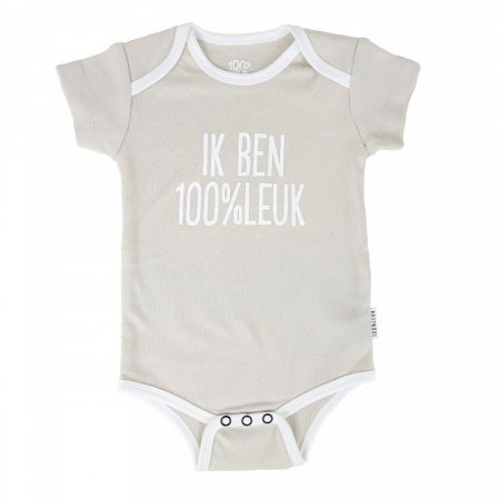 Baby romper - Ik ben 100%LEUK