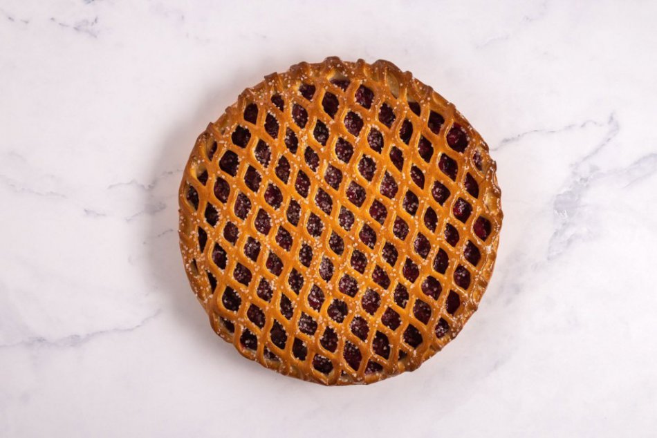 Kersen vlaai 10 personen