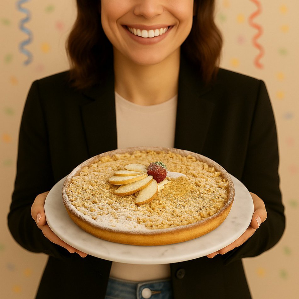 Appelkruimelvlaai 10 personen