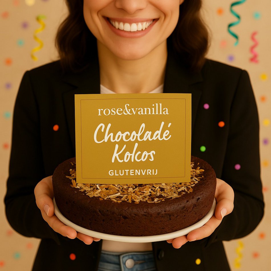 Chocolade & Kokos Taartje – Glutenvrij, Vegan en Biologisch