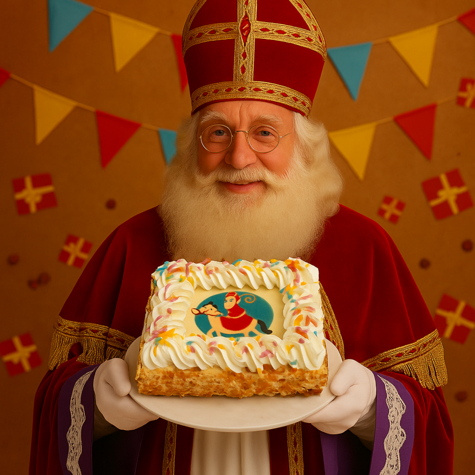 Sinterklaas Slagroomtaart 30 personen 