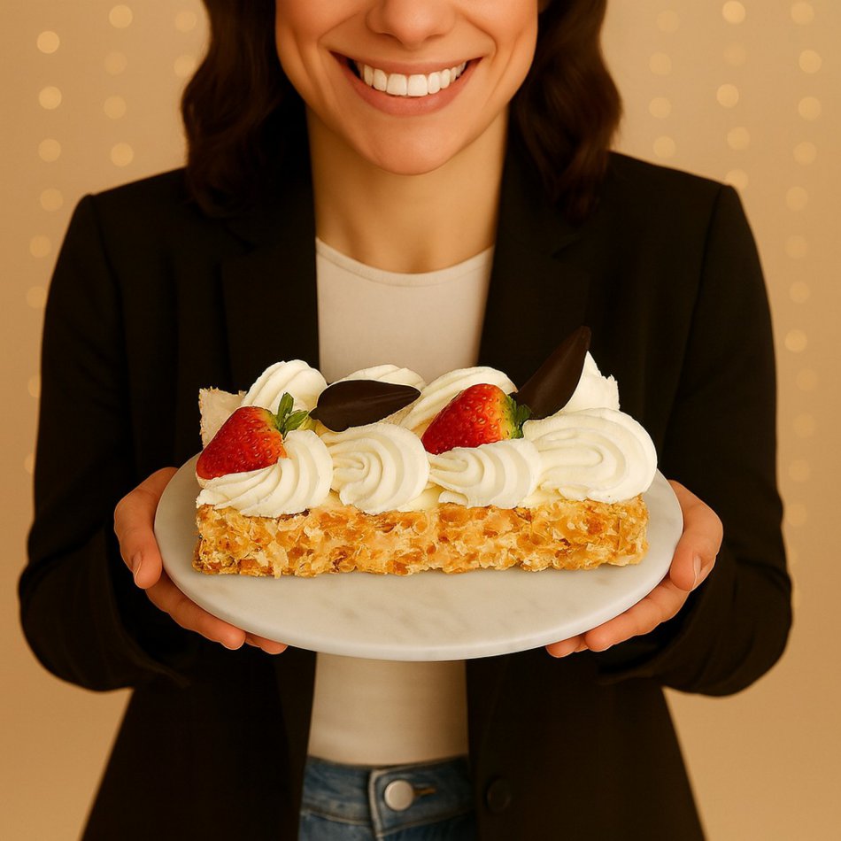 Luxe Slagroomschnitt 6 personen